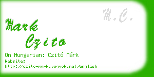 mark czito business card